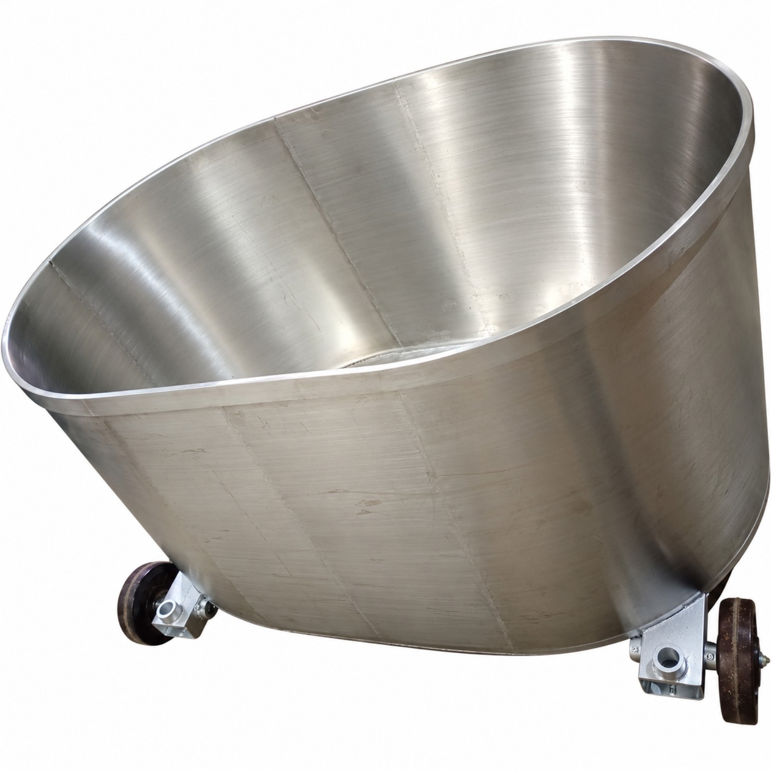 Carrinho transportador de alimentos — vista lateral